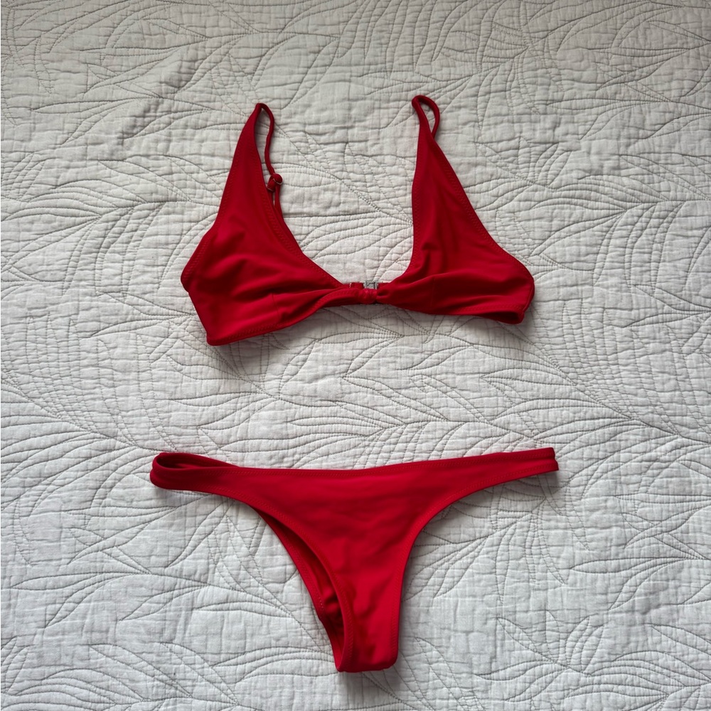 White Fox Boutique Bold Red Bikini